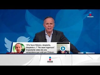 Calderón posteó un video donde una venezolana le pide a México no votar por la izquierda