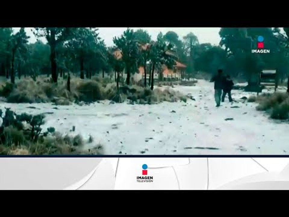 Cofre de Perote amanece cubierto de nieve en Veracruz  | Noticias con Francisco Zea