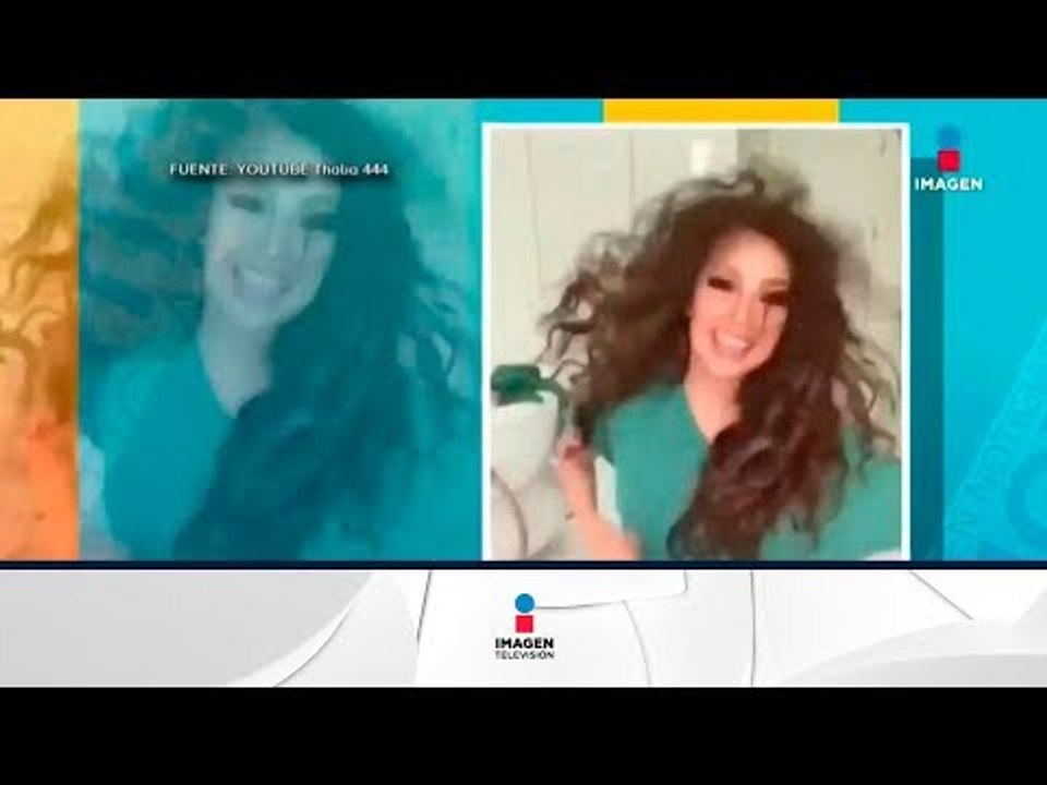 Thalía hace un sensual baile para recordar a "Marimar” | Noticias con Francisco Zea