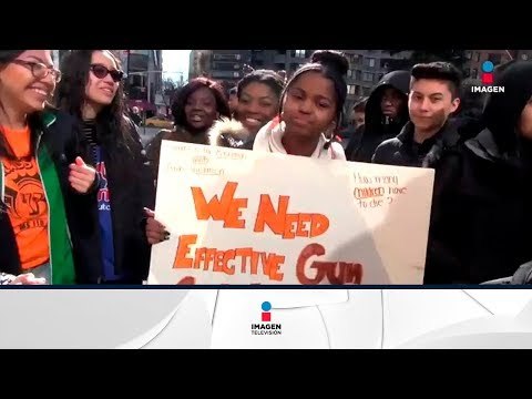 Paro nacional en escuelas en E.U.A. exigen seguridad en escuelas | Noticias con Yuriria Sierra