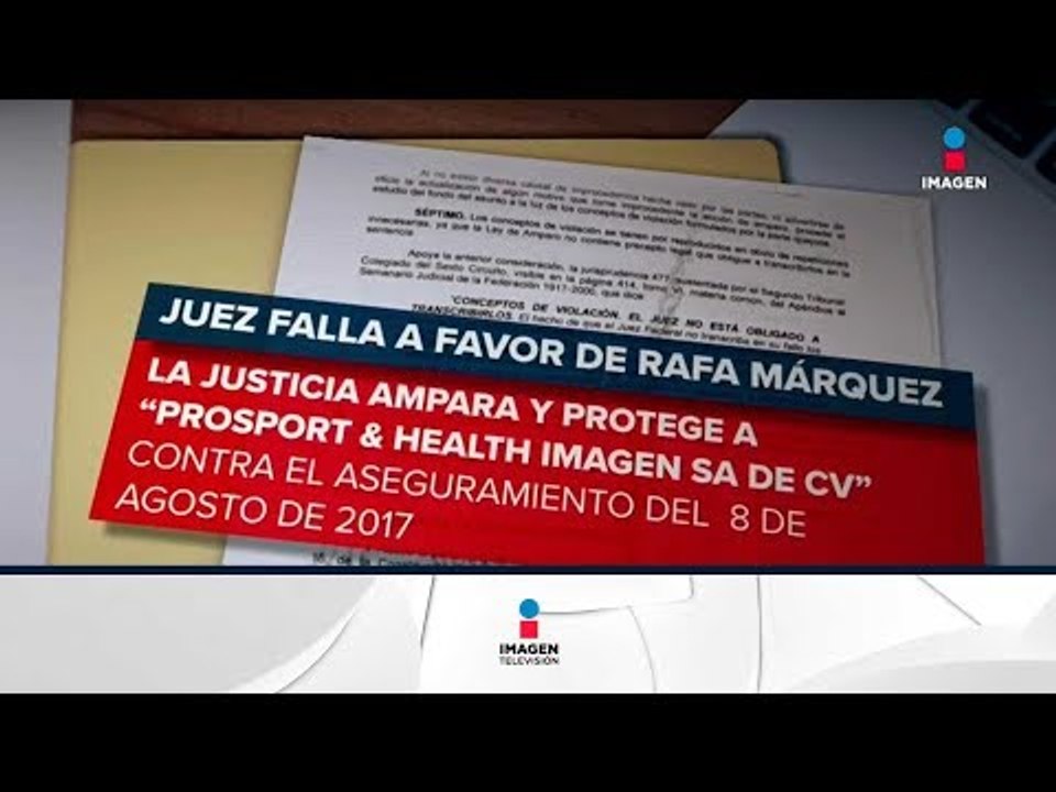 Una muy buena noticia para el futbolista Rafa Márquez | Noticias con Ciro Gómez Leyva