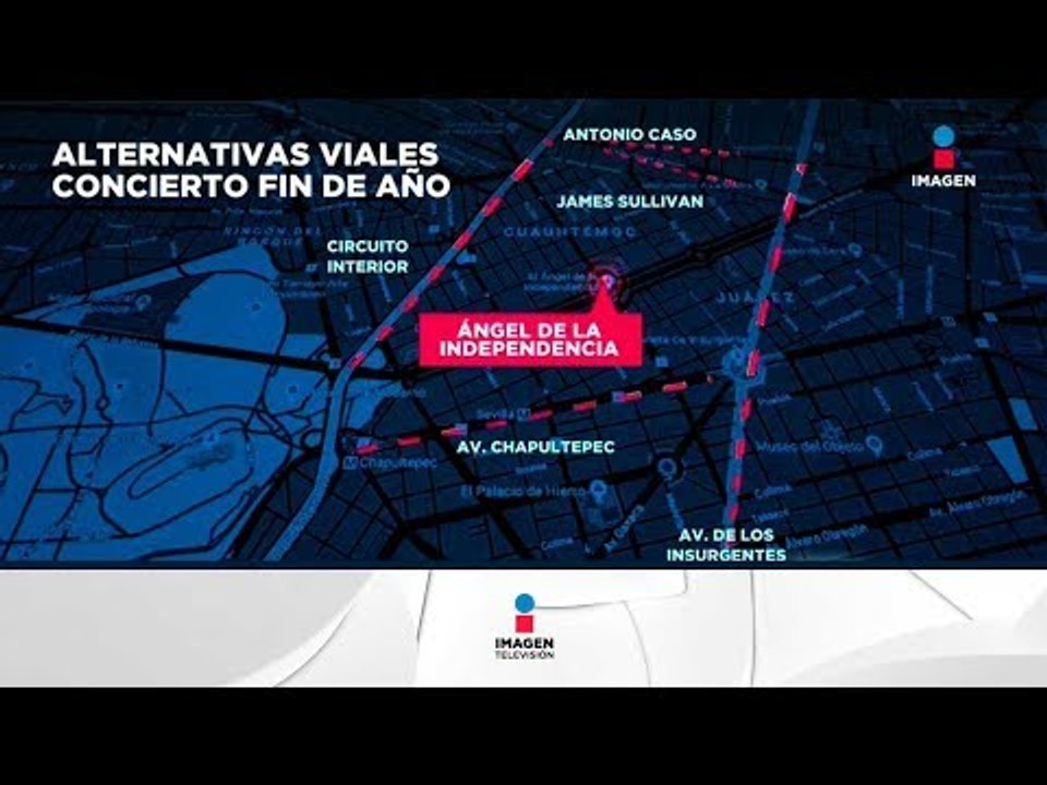 Cierres viales por fin de año en CDMX | Noticia...