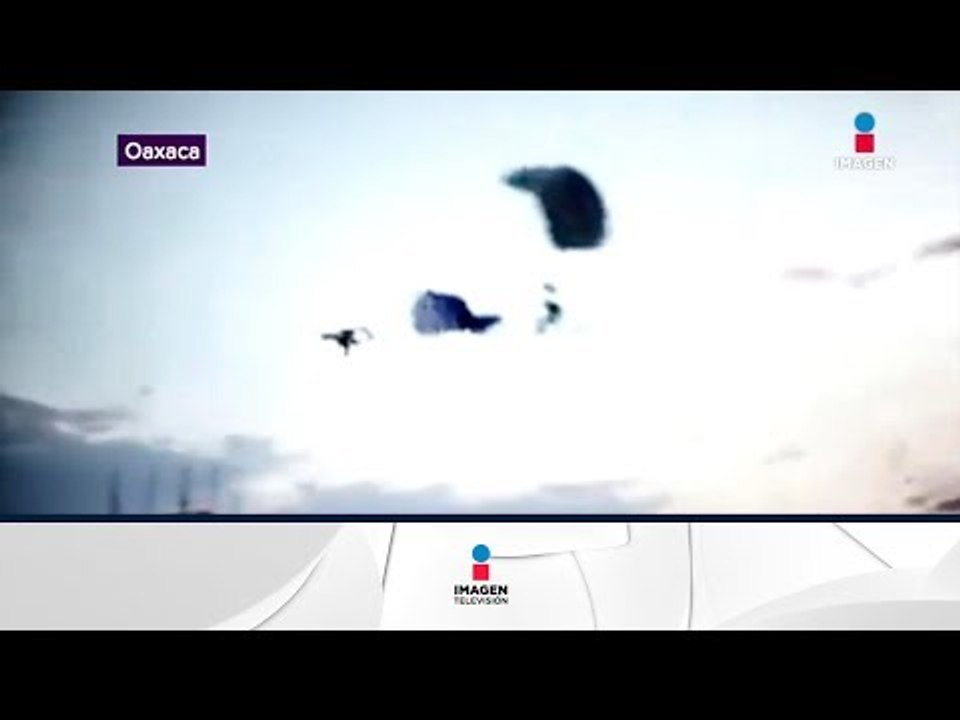 Terribles accidentes en el aire: Una persona muere en paracaídas y acróbata muere en show