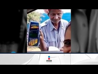 Pide limosna y saca máquina para tarjetas de crédito | Qué Importa