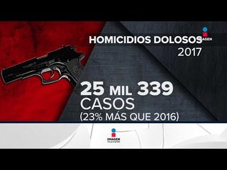 El 2017 fue el año más violento en México | Noticias con Ciro Gómez Leyva