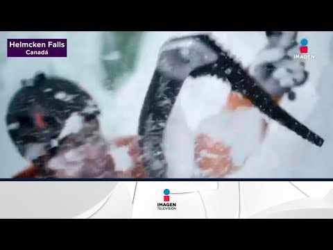 Alpinista desafía al hielo | Noticias con Yuriria Sierra