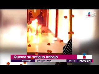 Trata de quemar una escuela pero termina quemándose | Noticias con Yuriria Sierra