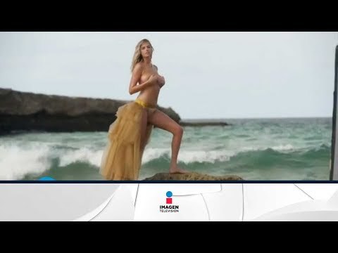Kate Upton tuvo un percance en sesión de fotos | Qué Importa