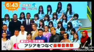 Sarah Geronimo featured in different Japanese News (ASEAN Music Festival)