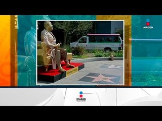 Harvey Weinstein tiene estatua dorada en Hollywood | Noticias con Francisco Zea