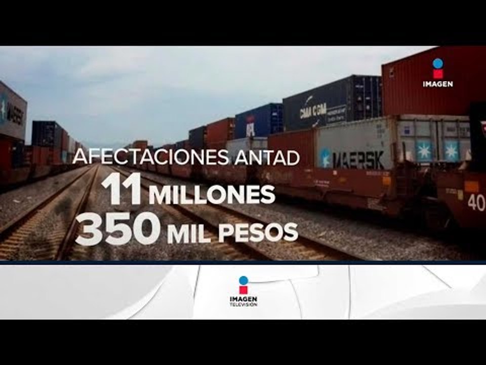 Trenes detenidos causan pérdidas millonarias | Noticias con Ciro Gómez Leyva