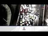 Hielo provoca carambola de 40 autos en Saltillo | Noticias con Ciro Gómez Leyva