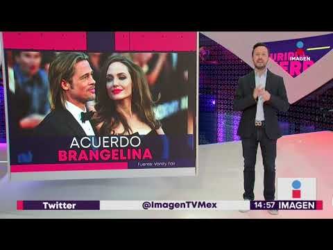 Brad Pitt y Angelina Jolie llegan a un acuerdo de divorcio | Noticias con Yuriria Sierra