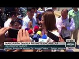 Margarita Zavala promete encabezar un 