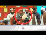 Arrojan un zapato al ex primer ministro de Pakistán, Nawaz Sharif | Noticias con Francisco Zea