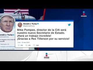 Donald Trump destituyó a su secretario de Estado por Twitter | Noticias con Ciro Gómez Leyva