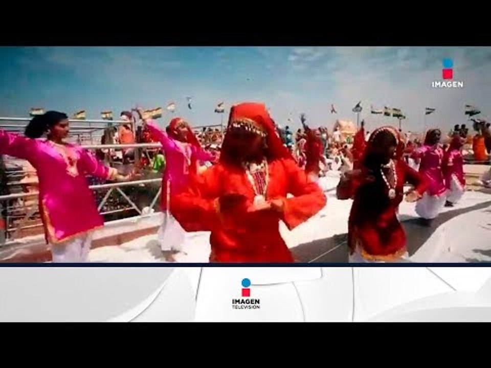 Celebración religiosa cada 12 años en la India | Noticias con Yuriria Sierra