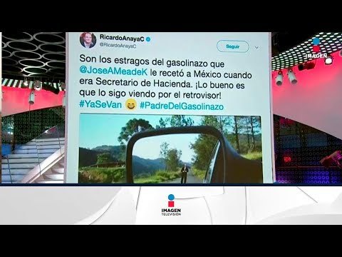Guerra de tweets entre Anaya y Meade | Noticias con Yuriria Sierra