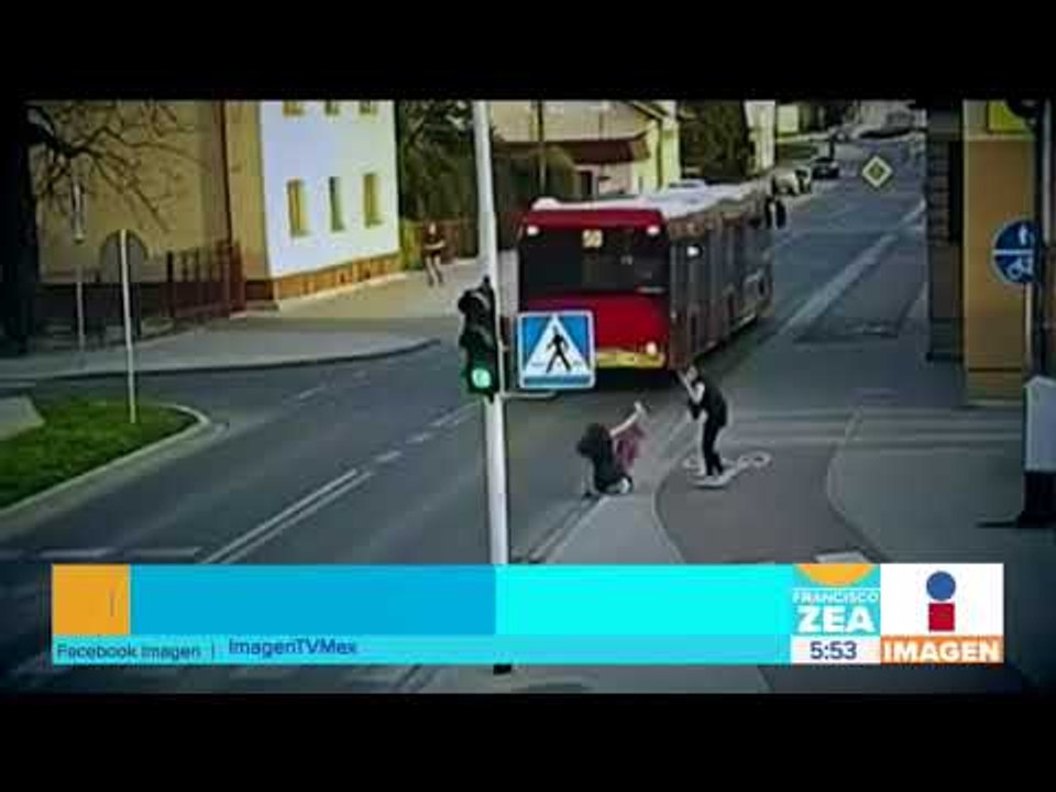 Casi muere aplastada por broma de su amiga | Noticias con Francisco Zea