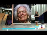 Fallece la ex primera dama de Estados Unidos, Barbara Bush | Noticias con Francisco Zea