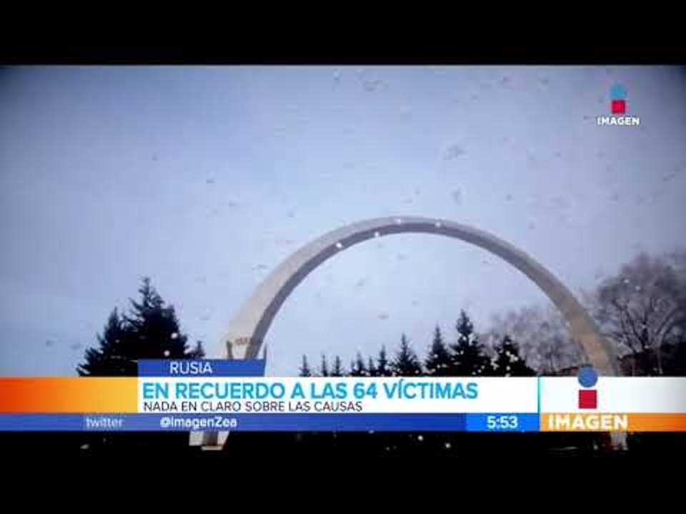 Recuerdan a víctimas de Kémerovo lanzando cientos de globos blancos | Noticias con Francisco Zea