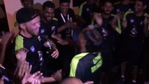 It’s party time! Qalandars celebrating their success in Abu Dhabi T20.  Phil Salts and Nuwan Kulasekara also joined the party.  Once again, congratulation to @lahoreqalandars https://t.co/YEOB018flr