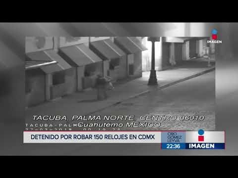 Detuvieron a un hombre que intentó robar 150 relojes en la CDMX | Noticias con Ciro Gómez Leyva