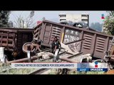 Tren descarrilado en Veracruz provocó el desalojo de ocho familias | Noticias con Ciro Gómez Leyva