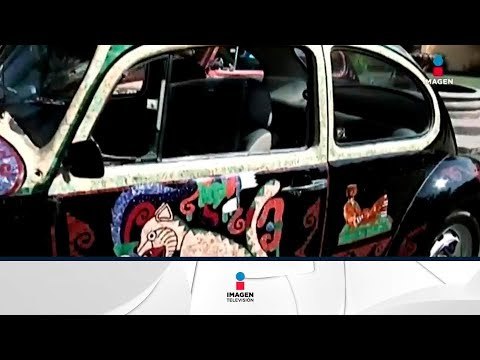 Automóviles decorados con símbolos de la cultura maya y teotihuacana | Noticias con Francisco Zea