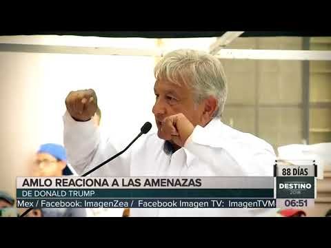 Responderemos con paz ante amenazas de Trump : AMLO | Noticias con Francisco Zea