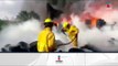 Aparatoso incendio de llantas en Tepeji del Río | Noticias con Francisco Zea