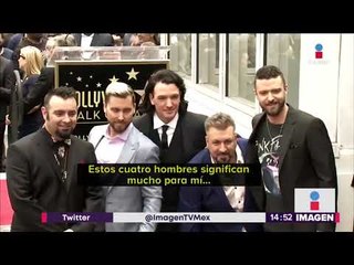 ¡NSYNC se reúne en Paseo de la Fama! | Noticias con Yuriria Sierra