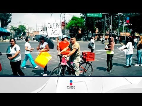 Vecinos de Iztacalco están hartos de la falta de agua | Noticias con Ciro Gómez Leyva