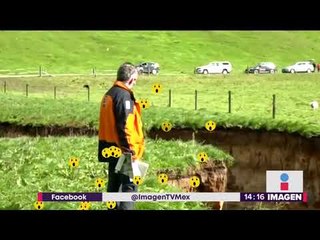 ¡Se abre una enorme grieta en Nueva Zelanda! | Noticias con Yuriria Sierra