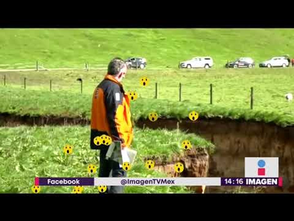 ¡Se abre una enorme grieta en Nueva Zelanda! | Noticias con Yuriria Sierra