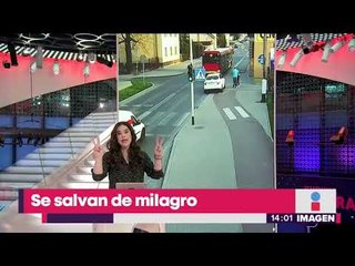 Estas personas se salvan de milagro | Noticias con Yuriria Sierra
