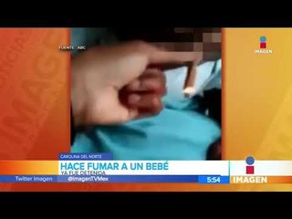 ¡Detienen a una mujer por grabar a su bebé fumando marihuana! | Noticias con Francisco Zea
