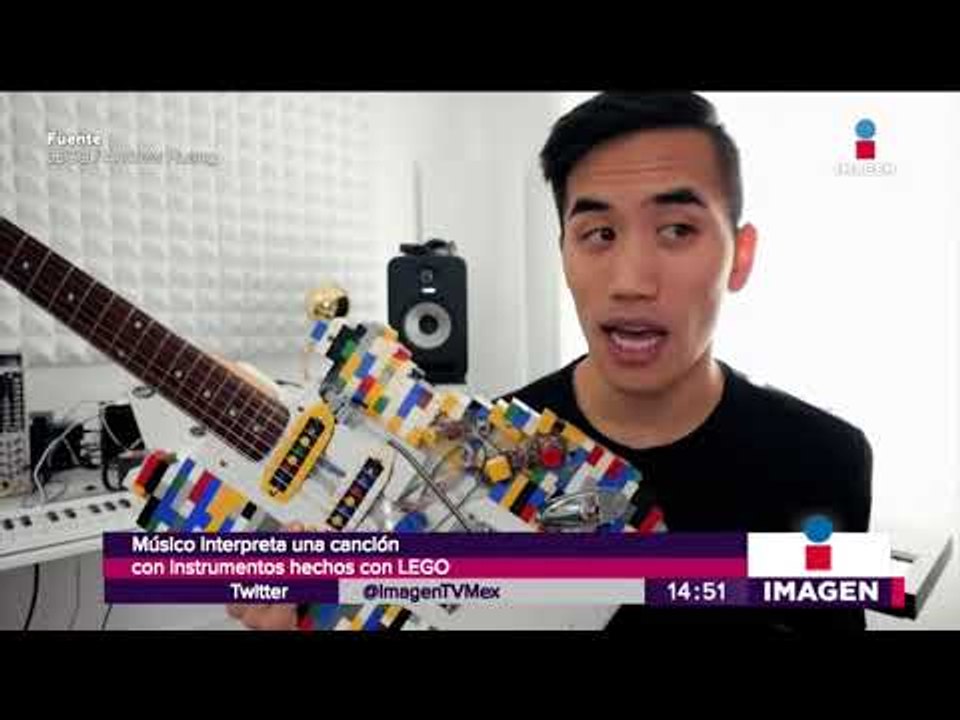 Instrumentos musicales hechos con LEGO que sí funcionan | Noticias con Yuriria Sierra