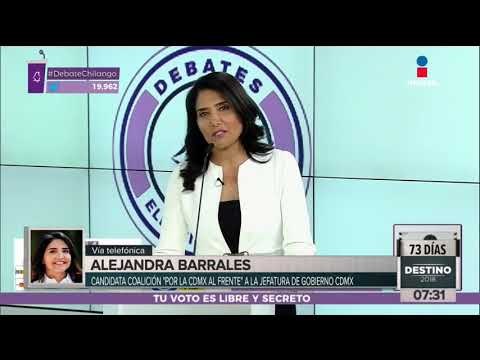 Alejandra Barrales habla sobre su participación en el primer debate | Noticias con Francisco Zea
