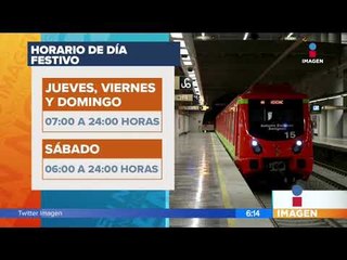 Metro operará jueves y viernes en horario de día festivo | Noticias con Francisco Zea