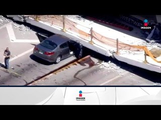 ¡Tragedia en Miami! Un puente que estaba por ser inaugurado se colapsó | Noticias con Paco Zea