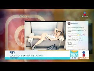 Скачать видео: ¡Fey cautiva con sensuales fotografías en Instagram! | Noticias con Francisco Zea