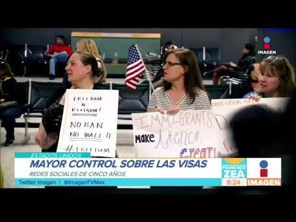 Revisarán tus redes sociales, correos y celulares para sacar VISA de EUA | Noticias con Zea