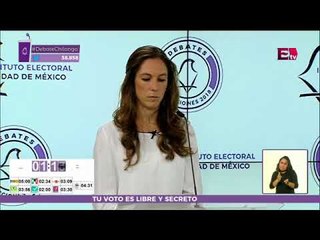 Mikel Arriola habla sobre la educación en la CDMX | Segundo Debate CDMX 2018