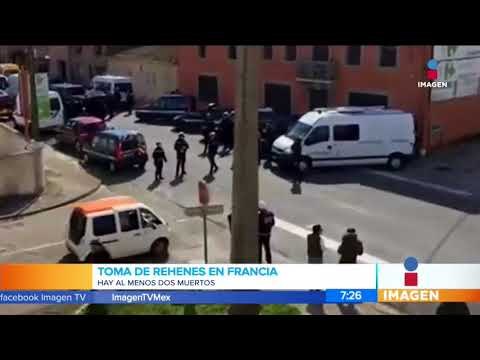 #ÚltimaHora Se registra un tiroteo y toma de rehenes en Francia | Noticias con Francisco Zea