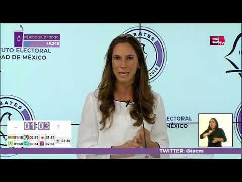 Mariana Boy quiere hacer bancos de alimentos en la CDMX | Segundo Debate CDMX 2018
