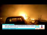 Incendio en corralón de Mérida consume 200 vehículos | Noticias con Francisco Zea