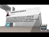Margarita Zavala vuelve a criticar 'amnistía para criminales' | Noticias con Francisco Zea