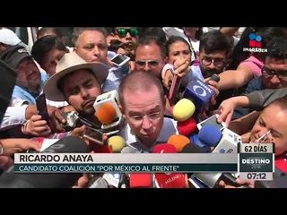 Anaya quiere que más gente se sume a su proyecto, sin importar de qué partido vengan