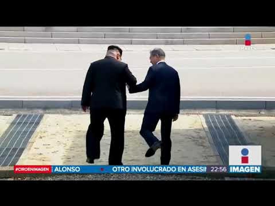 Líder de Corea del Norte pisó suelo de Corea del Sur | Noticias con Ciro Gómez Leyva